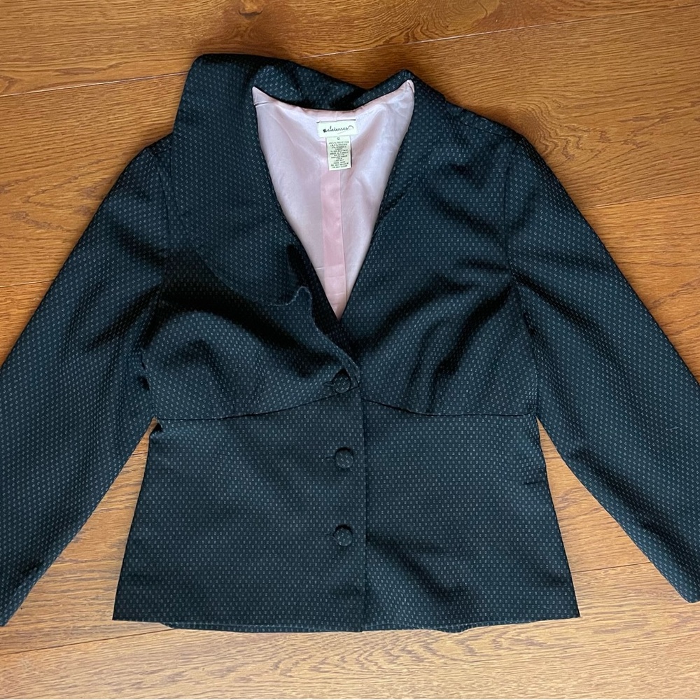Anthro empire waist quirky retro asymmetrical blazer, 12